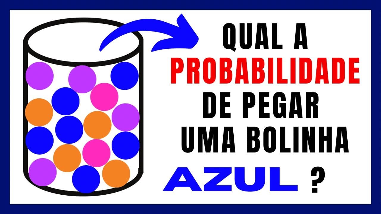 Thumbnail: 🤔VOCÊ SABE QUAL É A CHANCE DE PEGAR UMA BOLINHA AZUL???