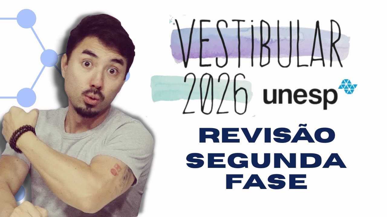Thumbnail: REVISÃO UNESP | Segunda Fase | 2026
