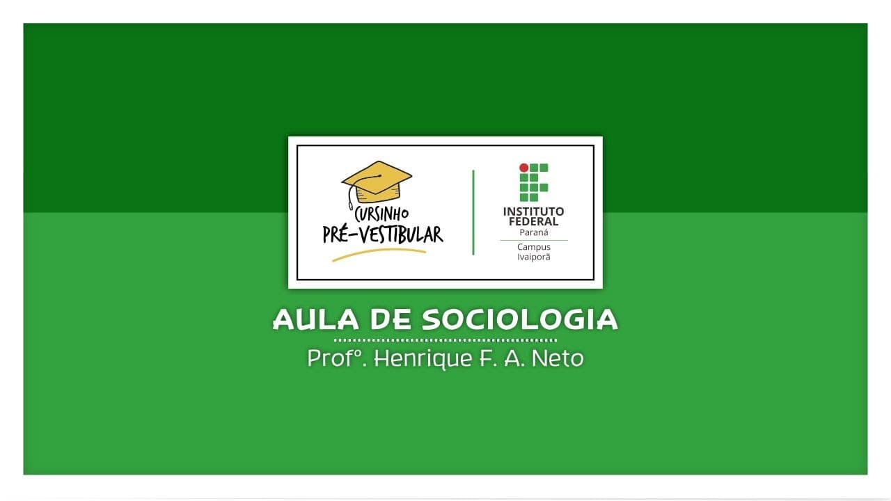 Thumbnail: Sociologia I Émile Durkheim e seus conceitos I Profº Henrique Neto - 25-05
