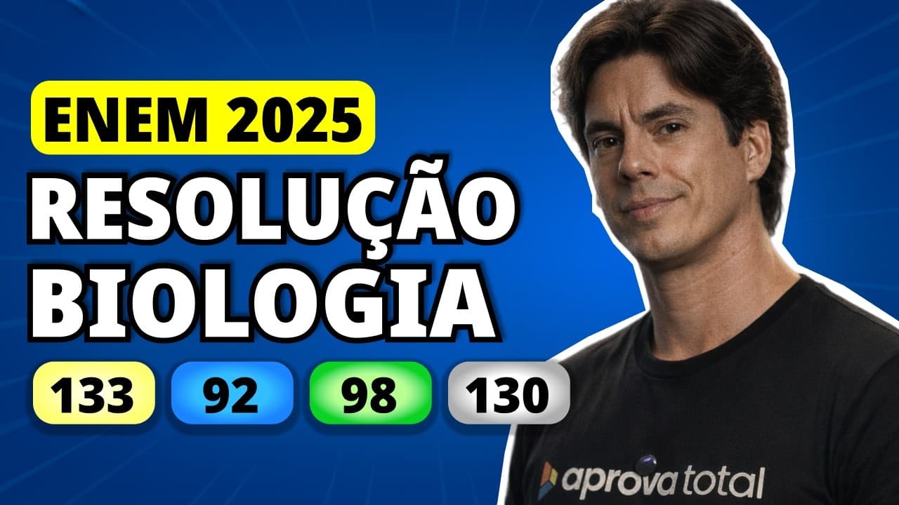 Thumbnail: ENEM 2025 BIOLOGIA – Questão 133 | A maioria dos seres vivos tem um relógio biológico
