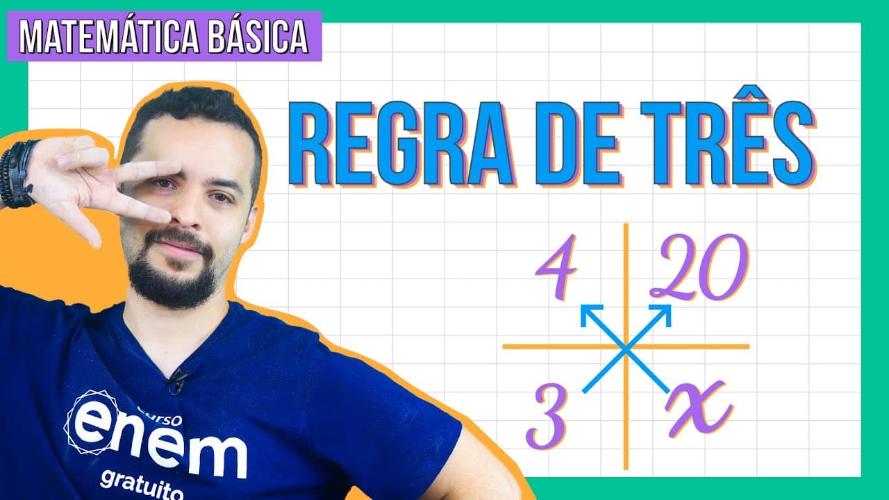 Thumbnail: REGRA DE TRÊS: razão e proporção | CURSO DE MATEMÁTICA BÁSICA