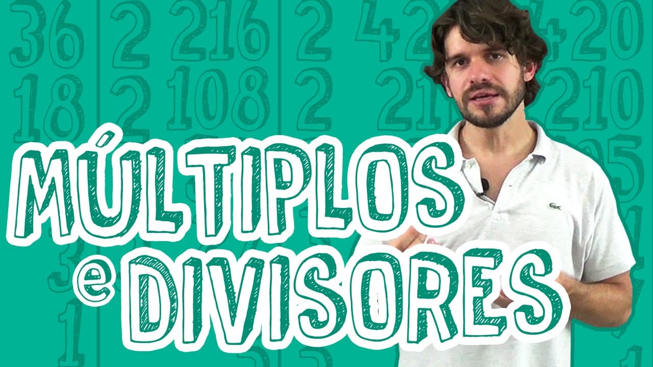 Thumbnail: Aula Matemática - Múltiplos e Divisores - Múltiplos e Divisores, Números Primos - STOODI