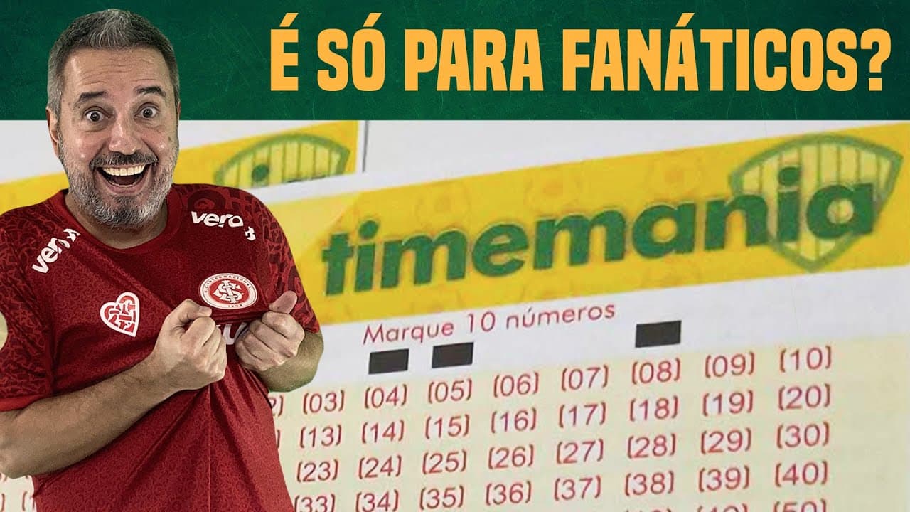 Thumbnail: TIMEMANIA: A LOTERIA PARA FANÁTICOS? Tudo sobre suas chances de ganhar!