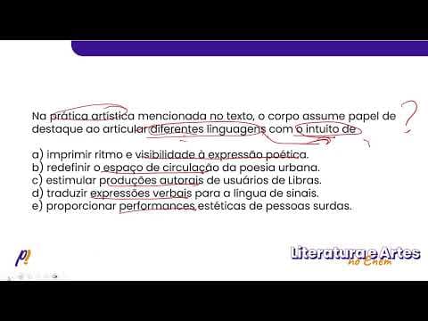 Thumbnail da aula: ENEM 2020 - Séculos XX e XXI | Slam do Corpo é um encontro pensado para surdos e ouvintes...