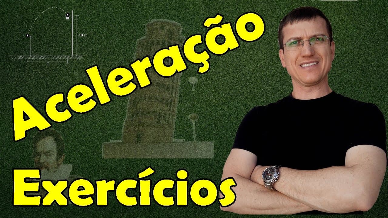 Thumbnail: Aceleração Média - Cinemática - Aula 6 - EXERCÍCIO RESOLVIDO - Prof. Marcelo Boaro