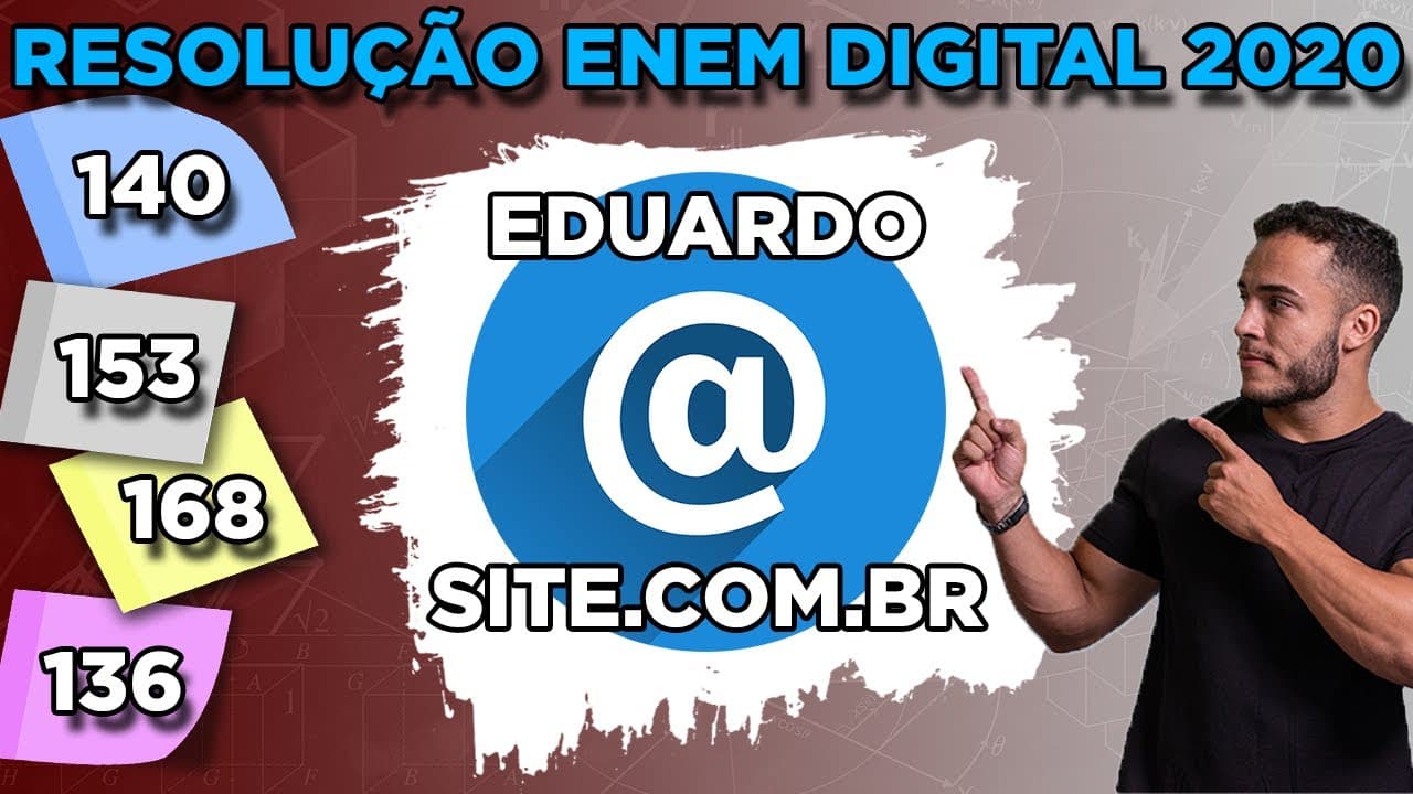 Thumbnail: 🟢 Questão 140 - Caderno Azul | Análise Combinatória | MATEMÁTICA ENEM DIGITAL 2020