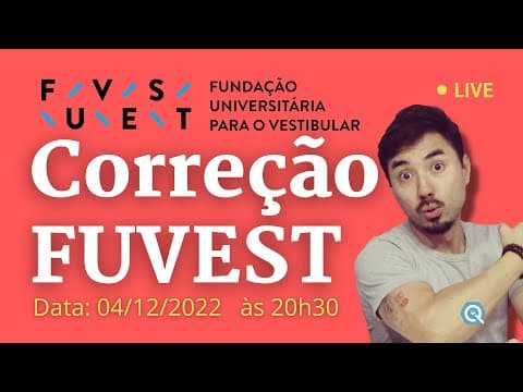 Thumbnail da aula: Correção | FUVEST 2023 | Química
