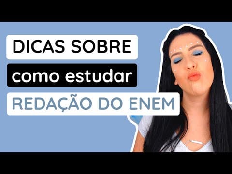 Thumbnail da aula: Como estudar pra redação do Enem?