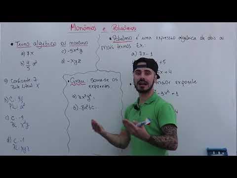 Thumbnail da aula: Matemática - Monômio e polinômio
