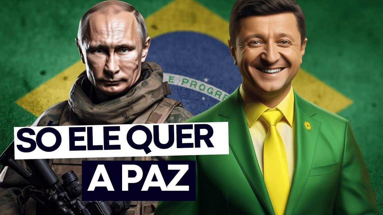 Thumbnail: Zelensky e Lula podem Terminar com a Guerra na Ucrânia