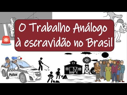 Thumbnail da aula: Atualidades para redação - O trabalho análogo à escravidão | Desenhando a Solução