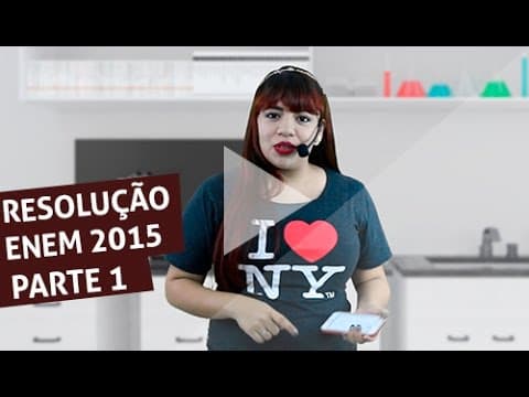 Thumbnail da aula: Resolução ENEM 2015 Biologia ( Aula 1 )