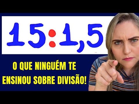 Thumbnail da aula: 🤔APRENDA DIVISÃO COM VÍRGULA AGORA !! Matemática básica todo dia.📚🚀