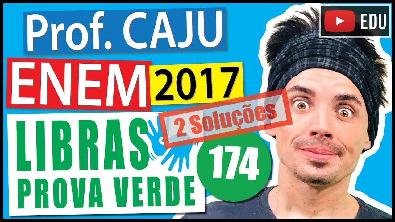 Thumbnail: [ENEM Libras 2017] 174 📗 ÁLGEBRA Para incentivar a reciclagem e evitar lixo espalhado durante as