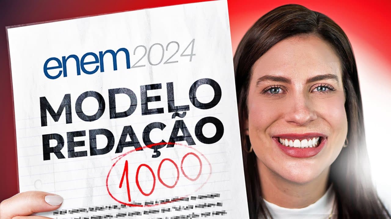 Thumbnail: Faltam 10 dias! Último Modelo de Redação para o Enem 2024