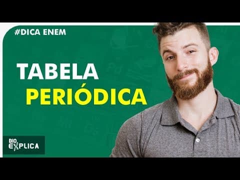 Thumbnail da aula: TABELA PERIÓDICA - DICA ENEM - Prof. Marcus I Bioexplica