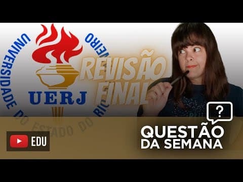 Thumbnail da aula: REVISÃO FINAL UERJ | SOCIOLOGIA NA UERJ