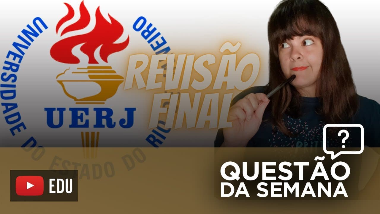 Thumbnail: REVISÃO FINAL UERJ | SOCIOLOGIA NA UERJ