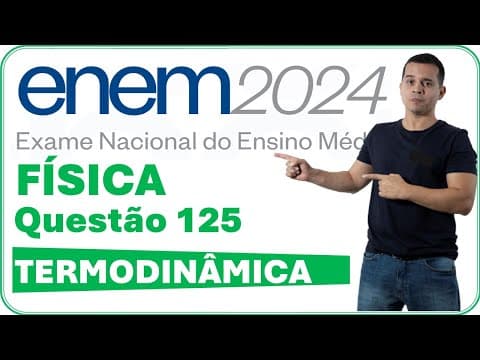 Thumbnail da aula: ENEM 2024 | QUESTÃO 125 | O DIAGRAMA P-V A SEGUIR REPRESENTA O CICLO DE OTTO PARA UM MOTOR