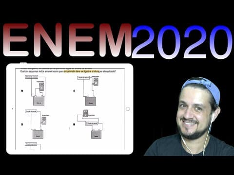 Thumbnail da aula: ENEM 2020 Uma pessoa percebe que a bateria de seu veículo fica descarregado após...