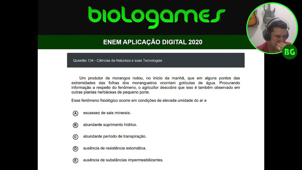 Thumbnail: ENEM DIGITAL 2020 - PROVA AZUL - Questão 134
