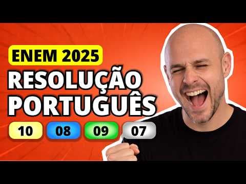 Thumbnail da aula: ENEM 2025 Linguagens – Questão 10 | Nesse texto, o que caracteriza a escrita “de próprio punho” é a