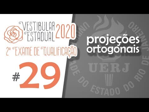 Thumbnail da aula: 🔵 UERJ 2020 2ºEQ - MATEMÁTICA #29: (projeções ortogonais)