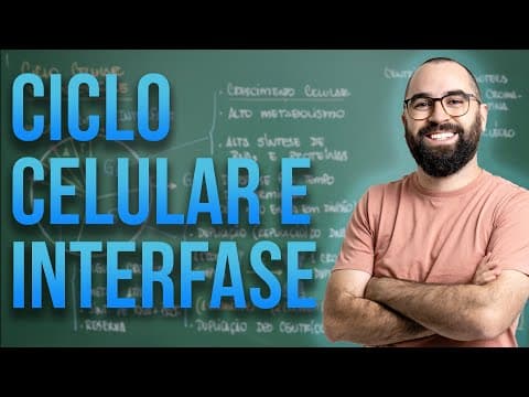Thumbnail da aula: Ciclo Celular: Interfase - Aula 31 - Módulo I: Biologia Celular | Prof. Gui
