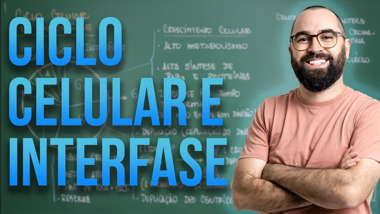 Thumbnail: Ciclo Celular: Interfase - Aula 31 - Módulo I: Biologia Celular | Prof. Gui