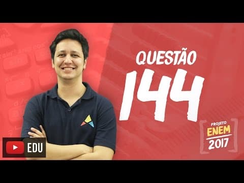 Thumbnail da aula: Enem 2016 - Matemática | Questão 144 (Caderno Rosa)