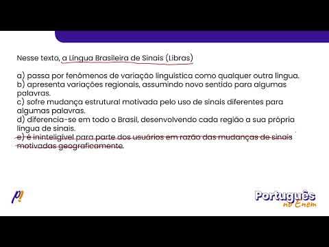 Thumbnail da aula: ENEM 2023 - ESTUDOS DA LÍNGUA | Mandioca, macaxeira, aipim e castelinha são nomes diferentes da...