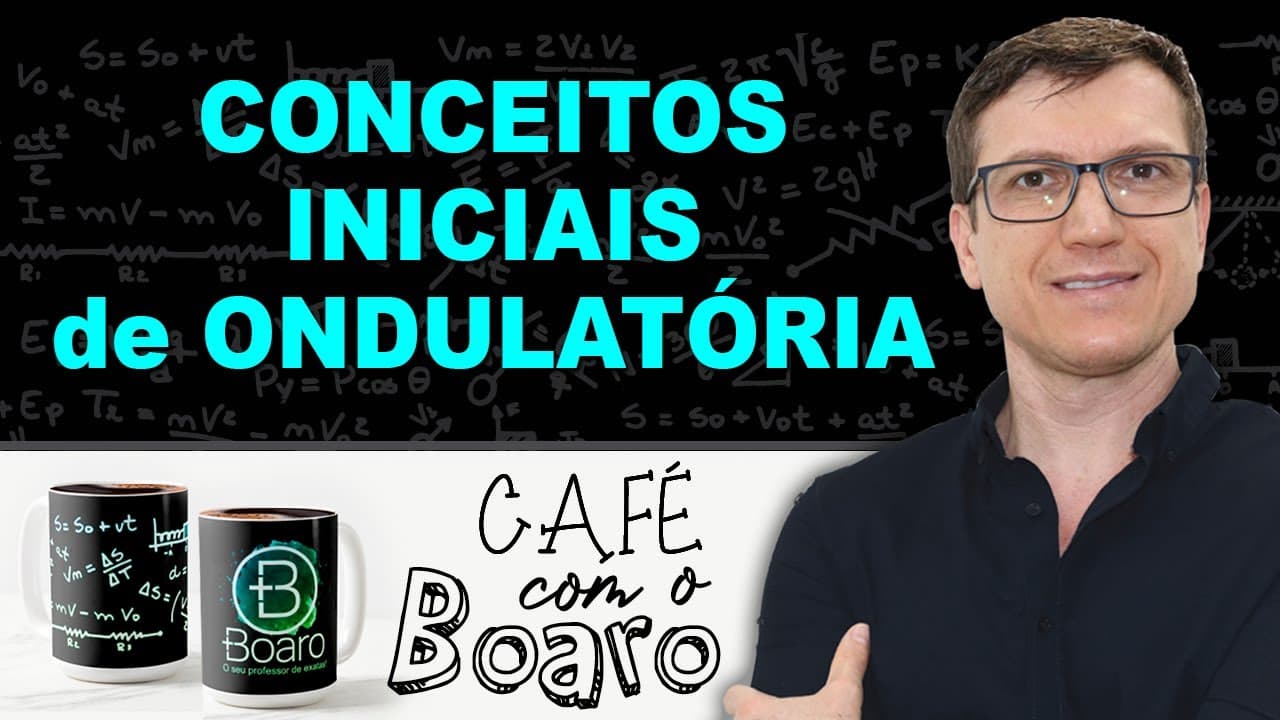 Thumbnail: CONCEITOS INICIAIS de ONDULATÓRIA - EXERCÍCIOS para REVISÃO de FÍSICA - EXC083