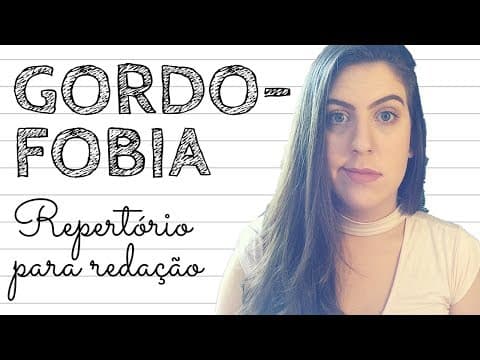 Thumbnail da aula: E se cair GORDOFOBIA na redação do Enem?