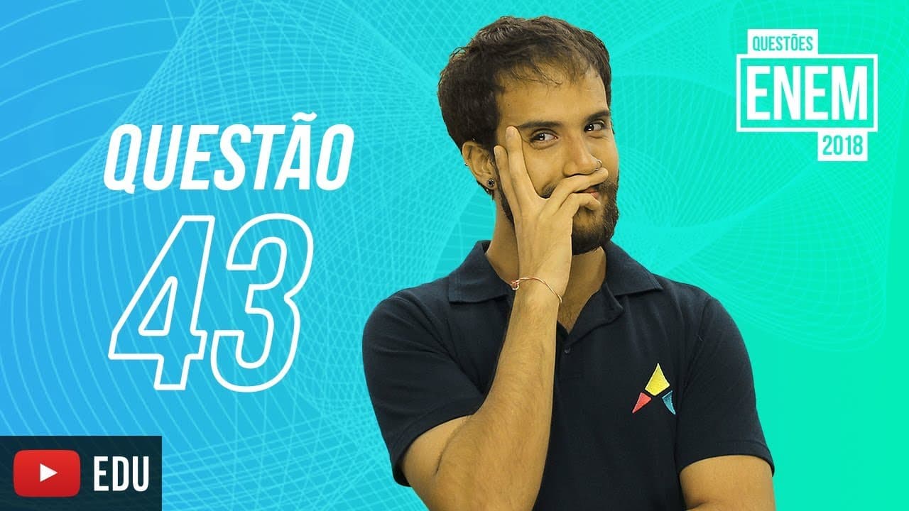 Thumbnail: ENEM 2018 | Variedade linguística | questão 43 (caderno amarelo)