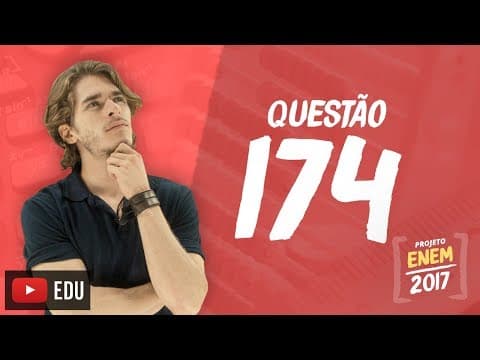 Thumbnail da aula: Enem 2016 - Matemática | Questão 174 (Caderno Rosa)