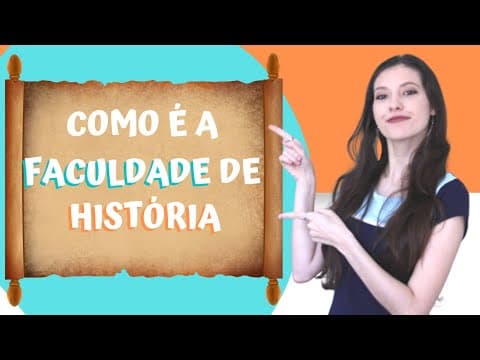 Thumbnail da aula: Como é a FACULDADE DE HISTÓRIA EAD - e estudar para o vestibular de medicina ao mesmo tempo.