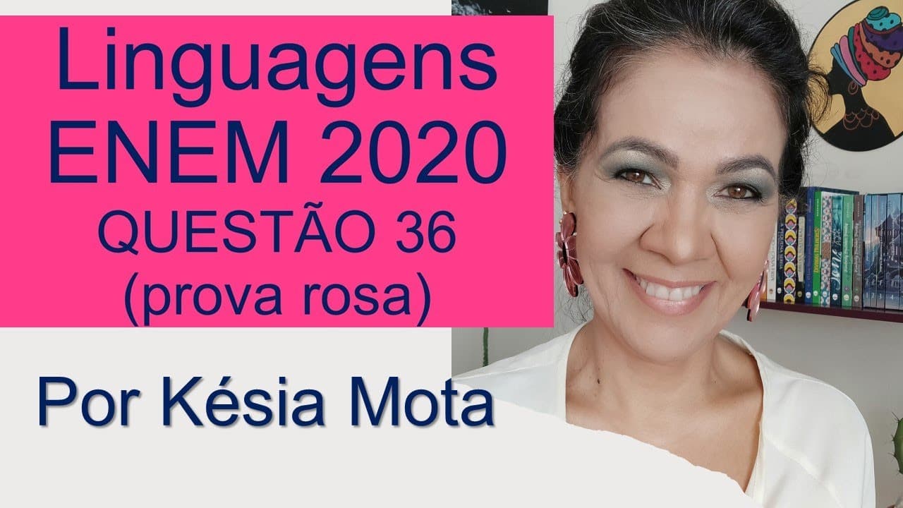 Thumbnail: QUESTÃO 36 do ENEM 2020 (prova rosa)