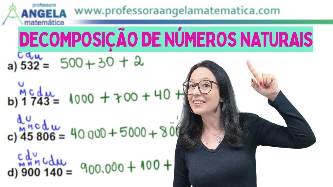 Thumbnail: DECOMPOSIÇÃO DE NÚMEROS NATURAIS