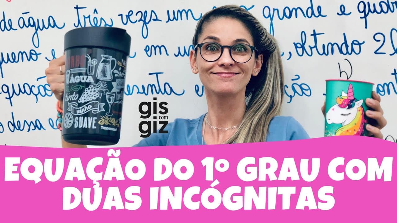 Thumbnail: EQUAÇÃO do 1ºGRAU com DUAS incógnitas | Matemática Básica | #10