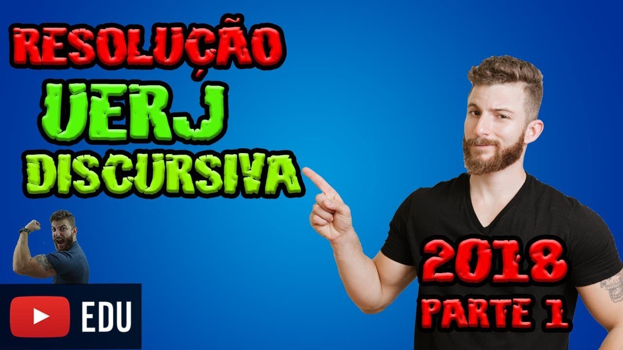 Thumbnail: RESOLUÇÃO UERJ DISCURSIVA - 2018 - PARTE 1