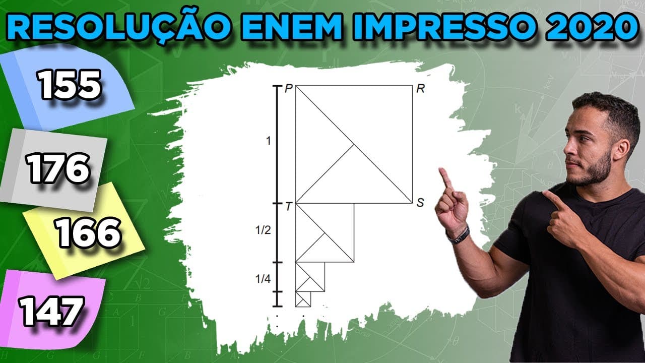 Thumbnail: 🔵 Questão 155  - Caderno Azul | Lógica | MATEMÁTICA ENEM 2020