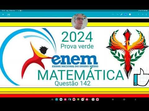 Thumbnail da aula: ENEM 2024 MATEMÁTICA questão 142, Um instituto de pesquisa constatou que, nos últimos dez anos