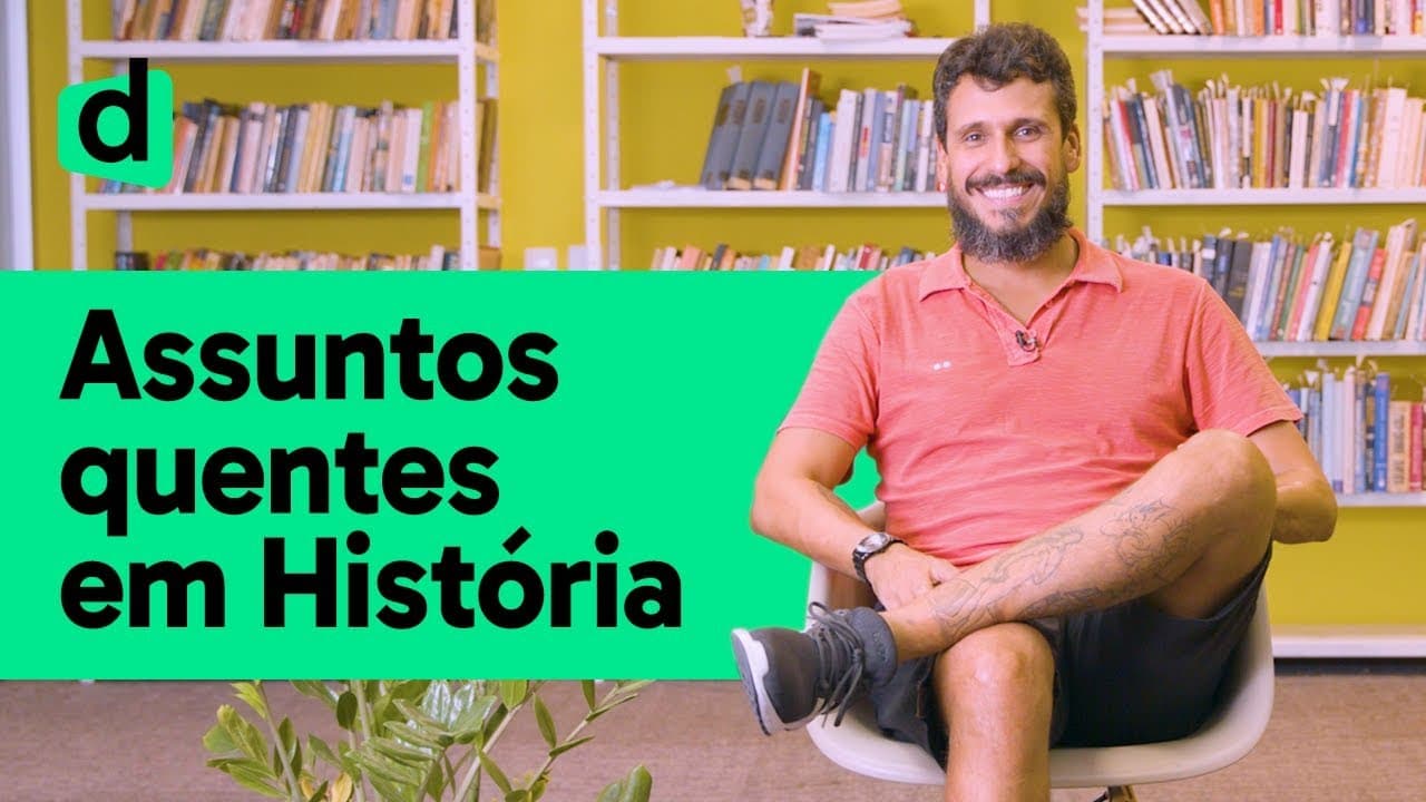 Thumbnail: ASSUNTOS QUE MAIS CAEM NO ENEM EM HISTÓRIA | PLANTÃO