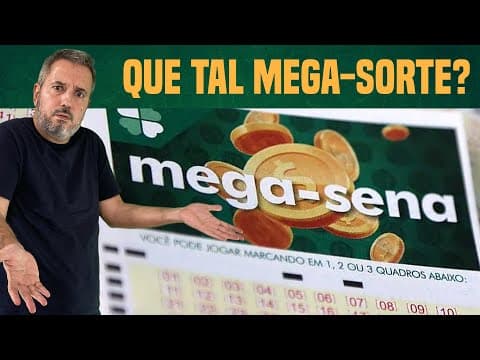 Thumbnail da aula: MEGA-SENA OU MEGA-SORTE? Tudo sobre suas chances de ganhar!