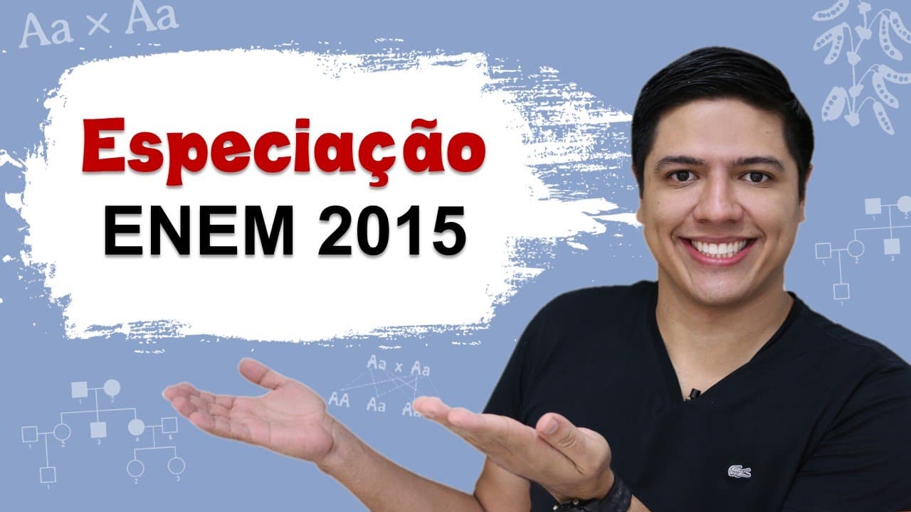 Thumbnail: ENEM 2015 BIOLOGIA #06 - Especiação - Prof. Kennedy Ramos
