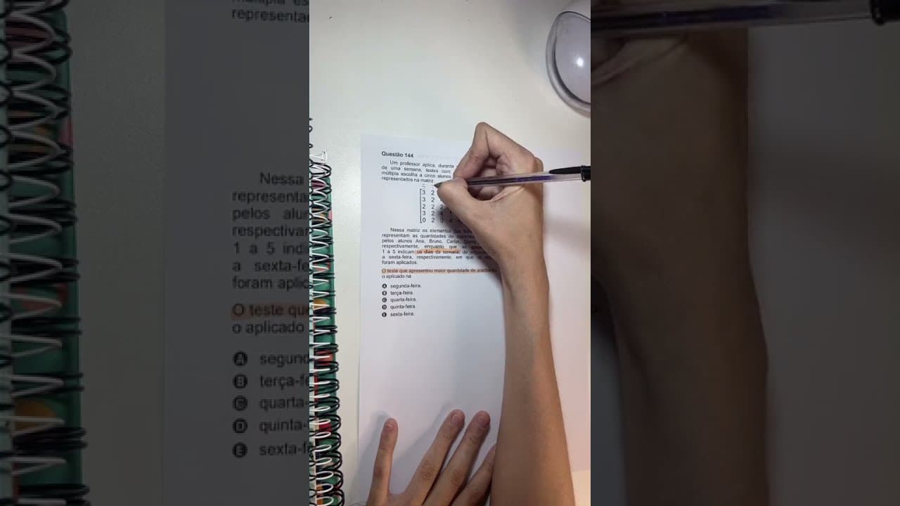 Thumbnail: Resolvendo Questões de Matemática - ENEM