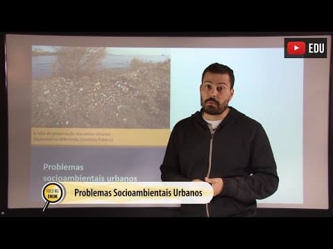 Thumbnail da aula: Videoaulas Poliedro | Enem | Problemas socioambientais urbanos