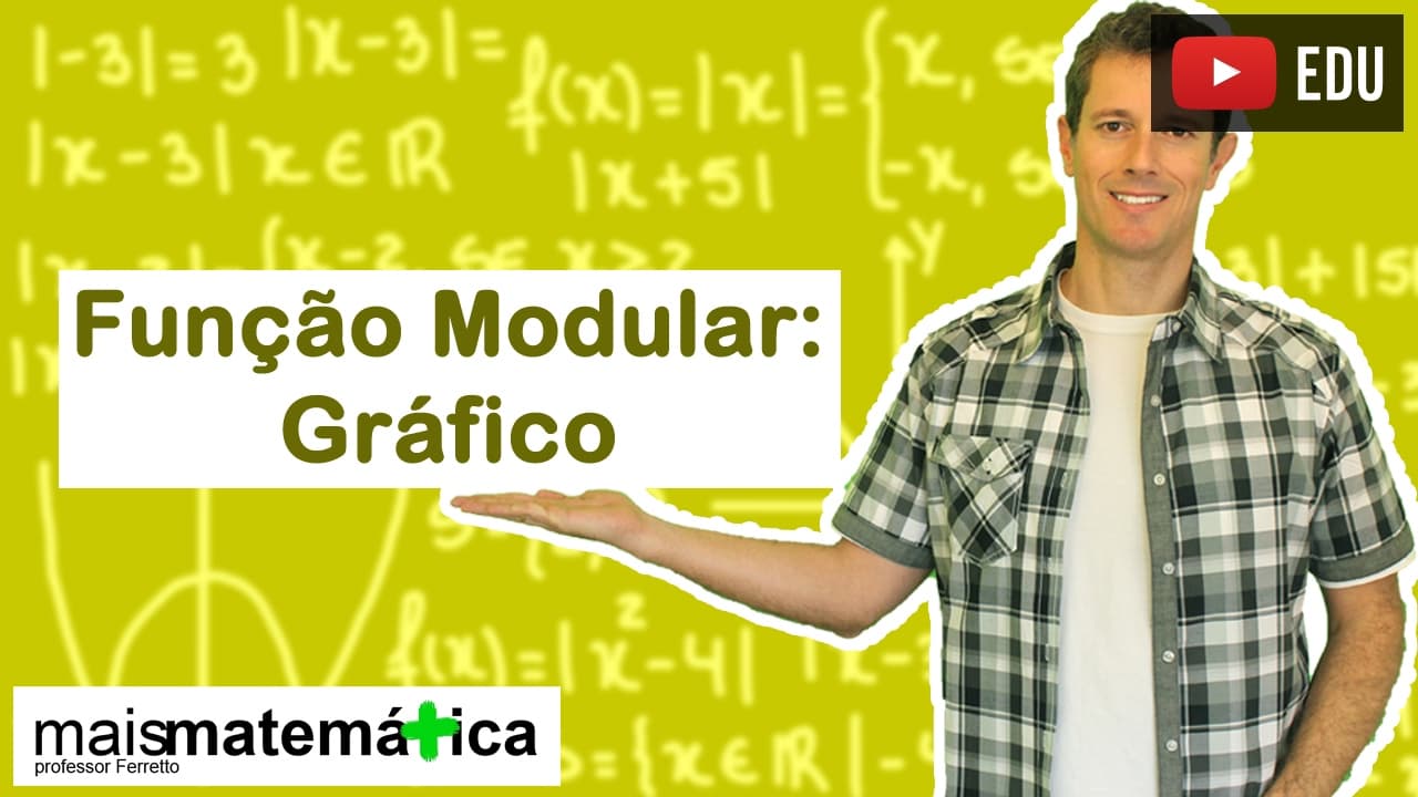 Thumbnail: Função Modular: Gráfico (Aula 3 de 5)