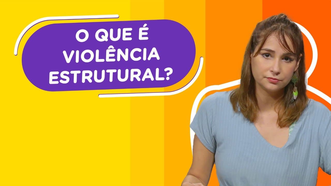 Thumbnail: O que é violência estrutural? | Professora Renata responde