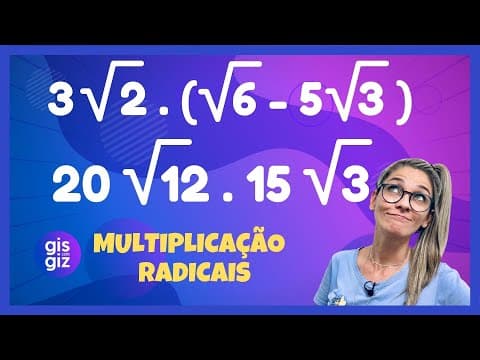 Thumbnail da aula: MULTIPLICAÇÃO COM RADICAIS  | Multiplicação com Raiz \Prof. Gis/